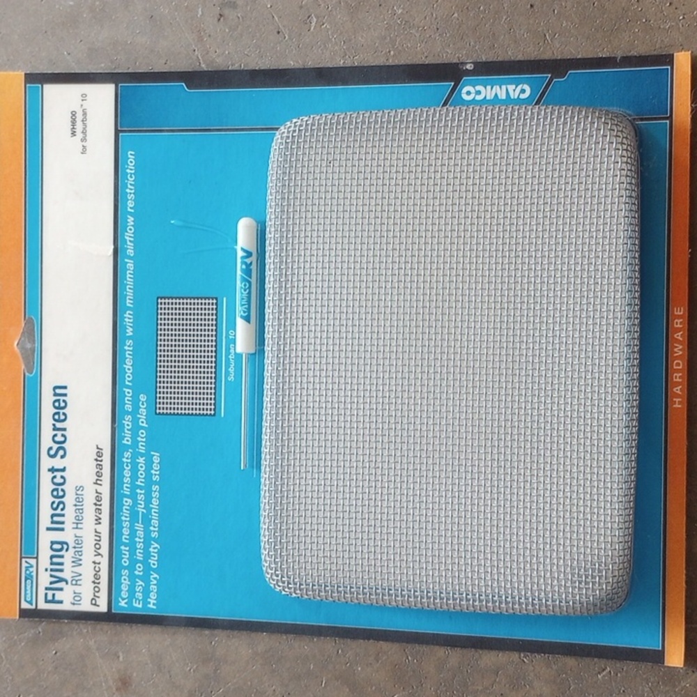 Camco WH600 Flying insect screen with installation tool # 42146